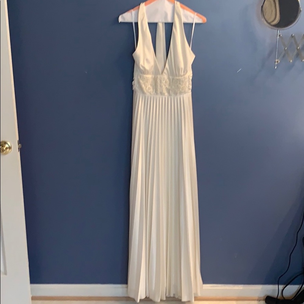 Women’s Cream Colored Gown, Size 4